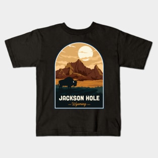 Jackson Hole National Park Kids T-Shirt